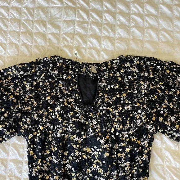 Free people black floral bodysuit - Picture 11 of 13